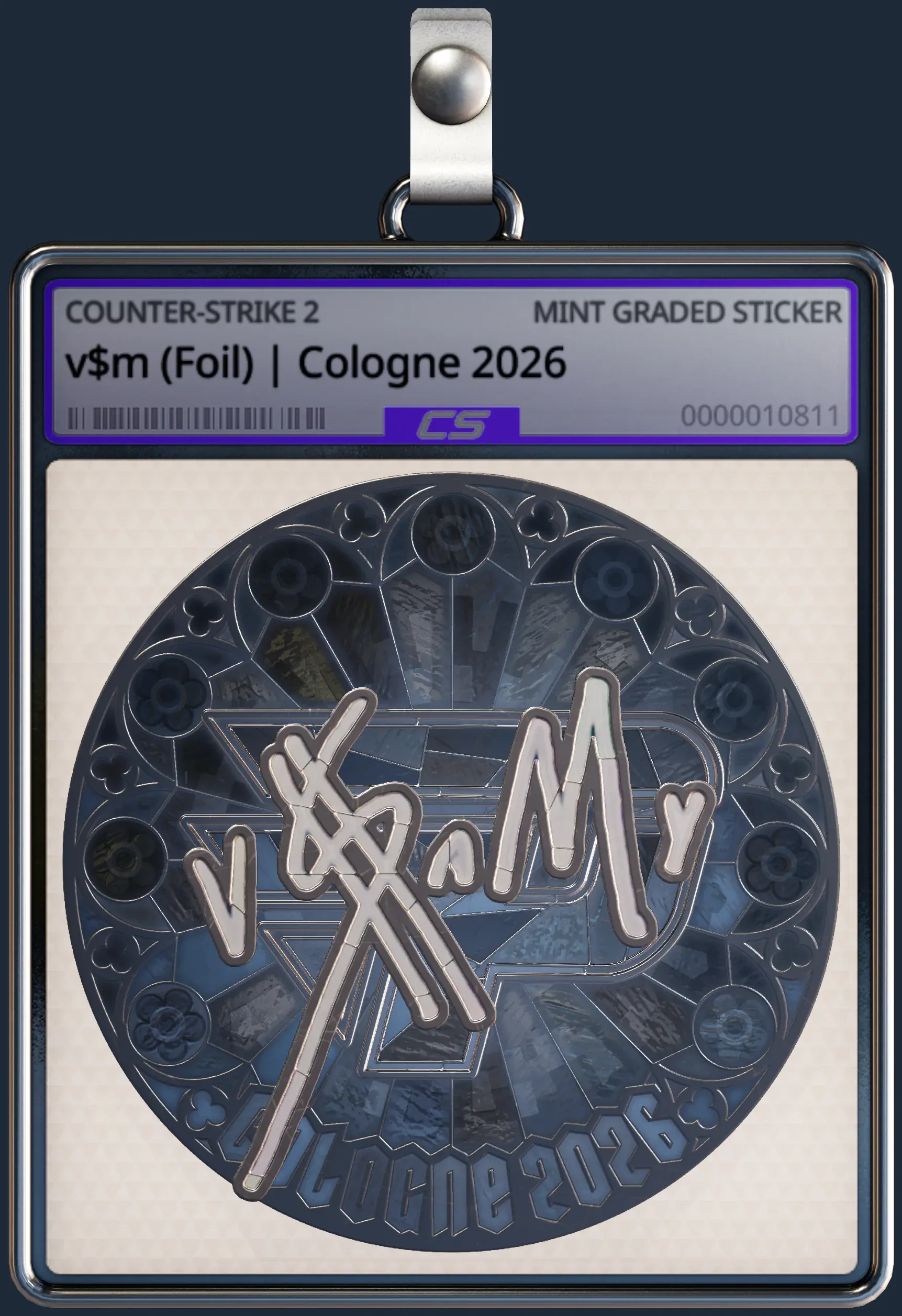 Sticker | v$m (Foil) | Cologne 2026