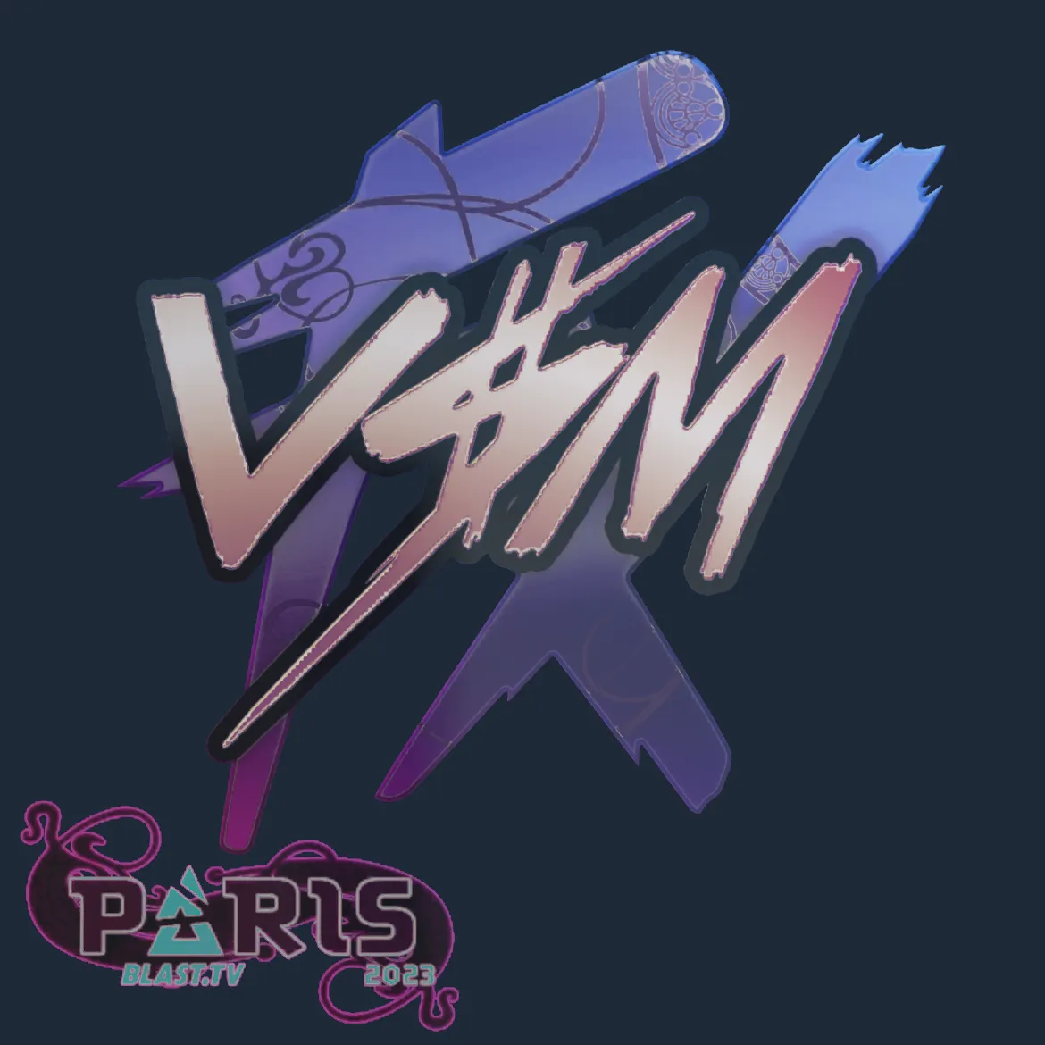 Sticker | v$m (Holo) | Paris 2023