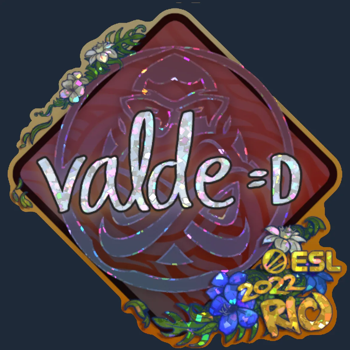 Sticker | v4lde (Glitter) | Rio 2022
