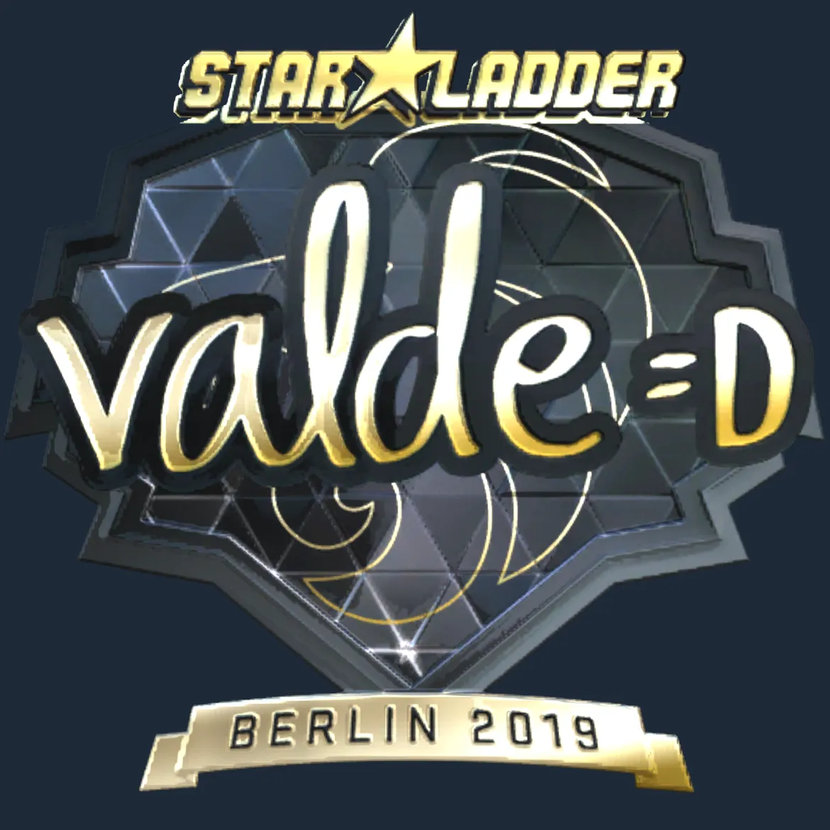 Sticker | v4lde (Gold) | Berlin 2019