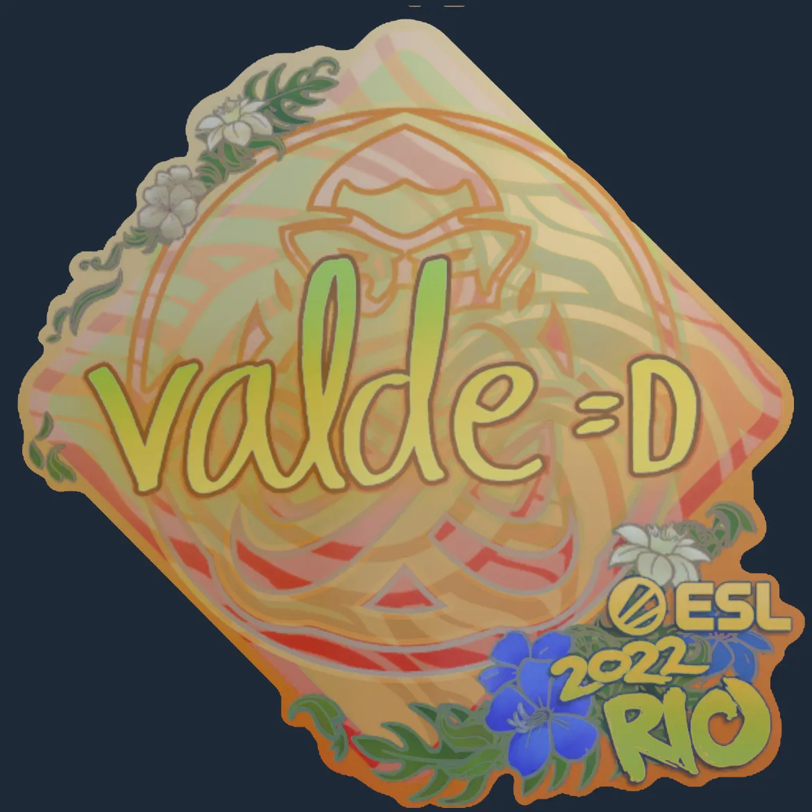 Sticker | v4lde (Holo) | Rio 2022