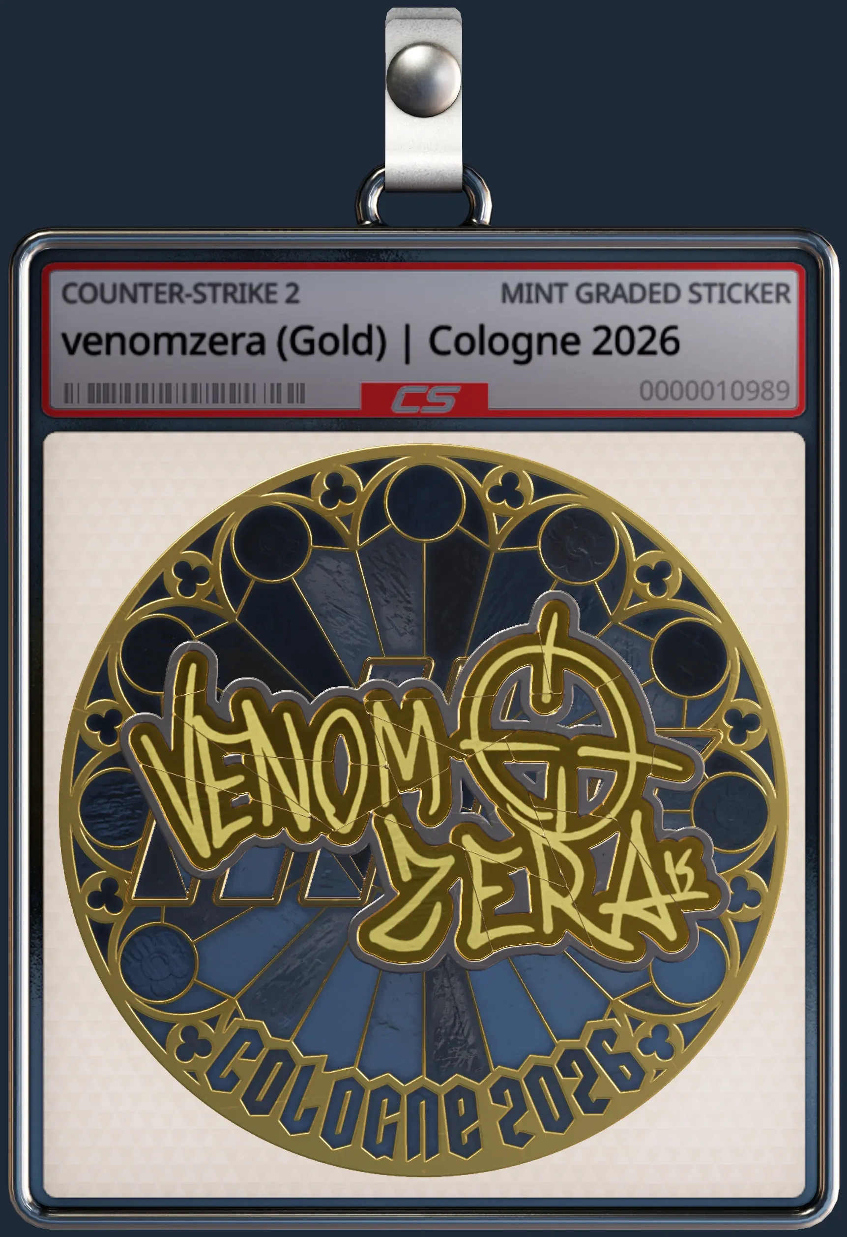 Sticker | venomzera (Gold) | Cologne 2026
