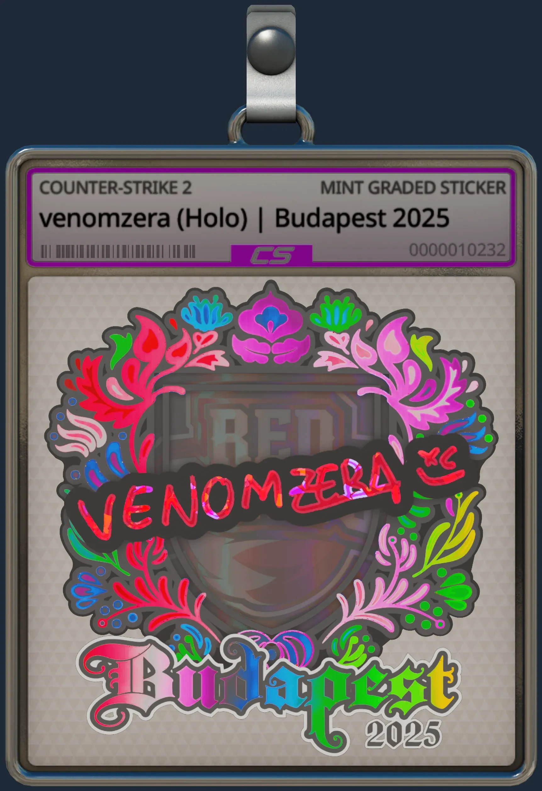 Sticker | venomzera (Holo) | Budapest 2025