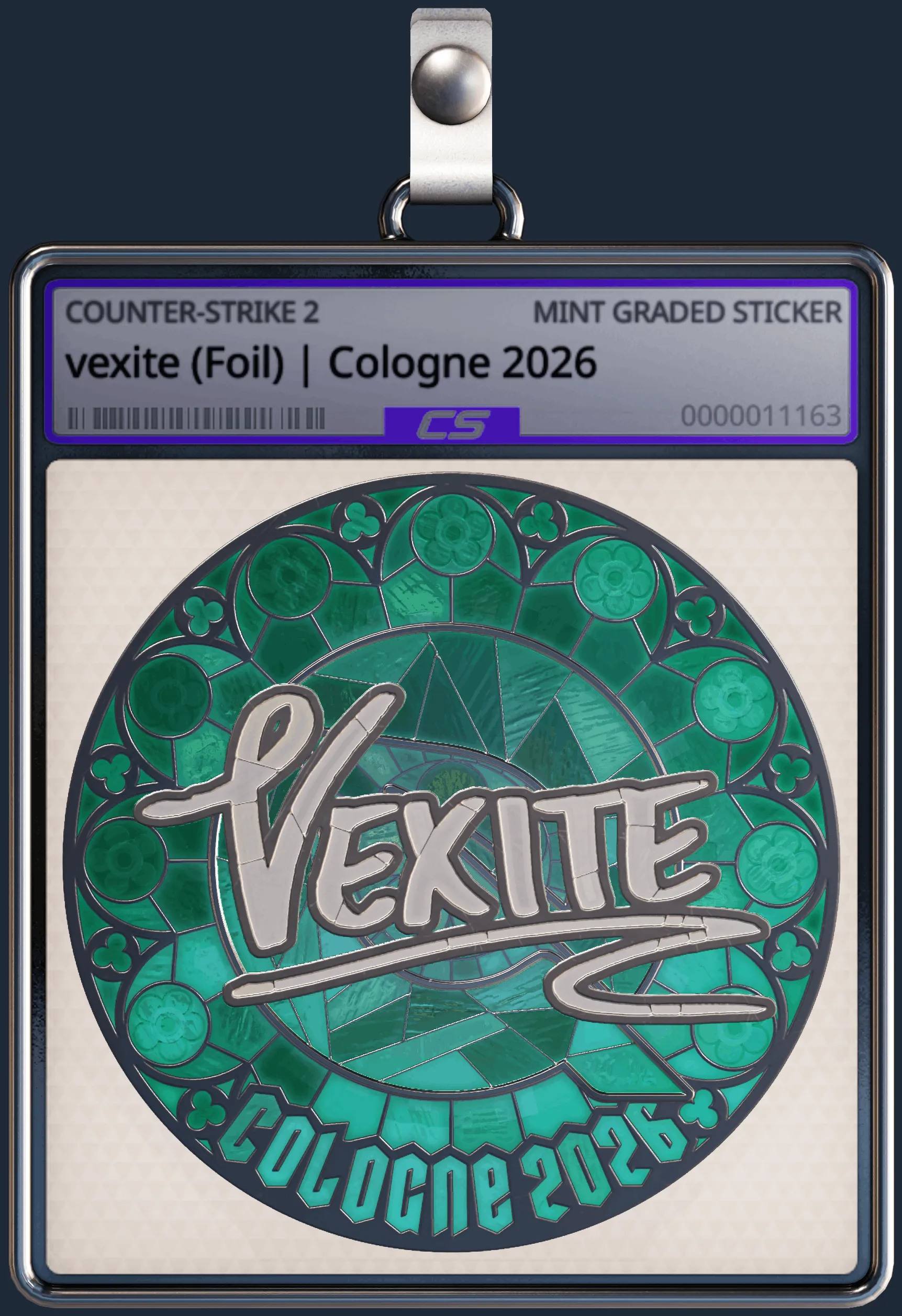 Sticker | vexite (Foil) | Cologne 2026