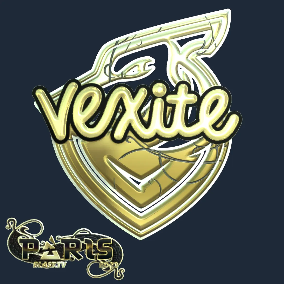 Sticker | vexite (Gold) | Paris 2023
