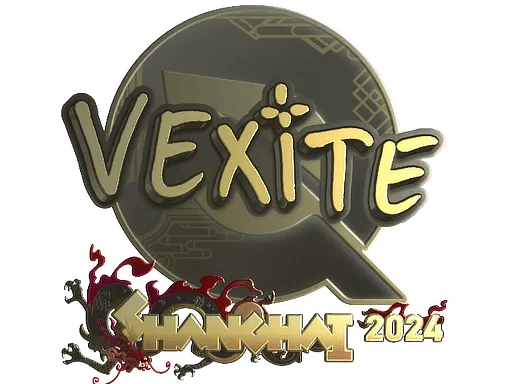 Sticker | vexite (Gold) | Shanghai 2024