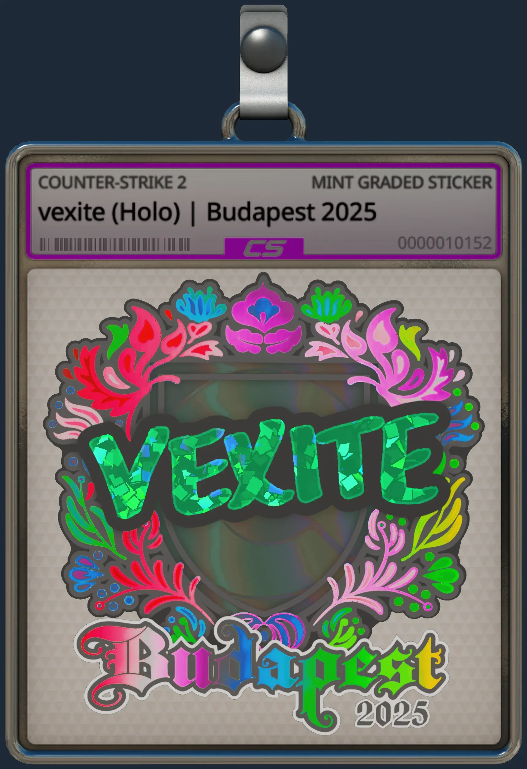 Sticker | vexite (Holo) | Budapest 2025