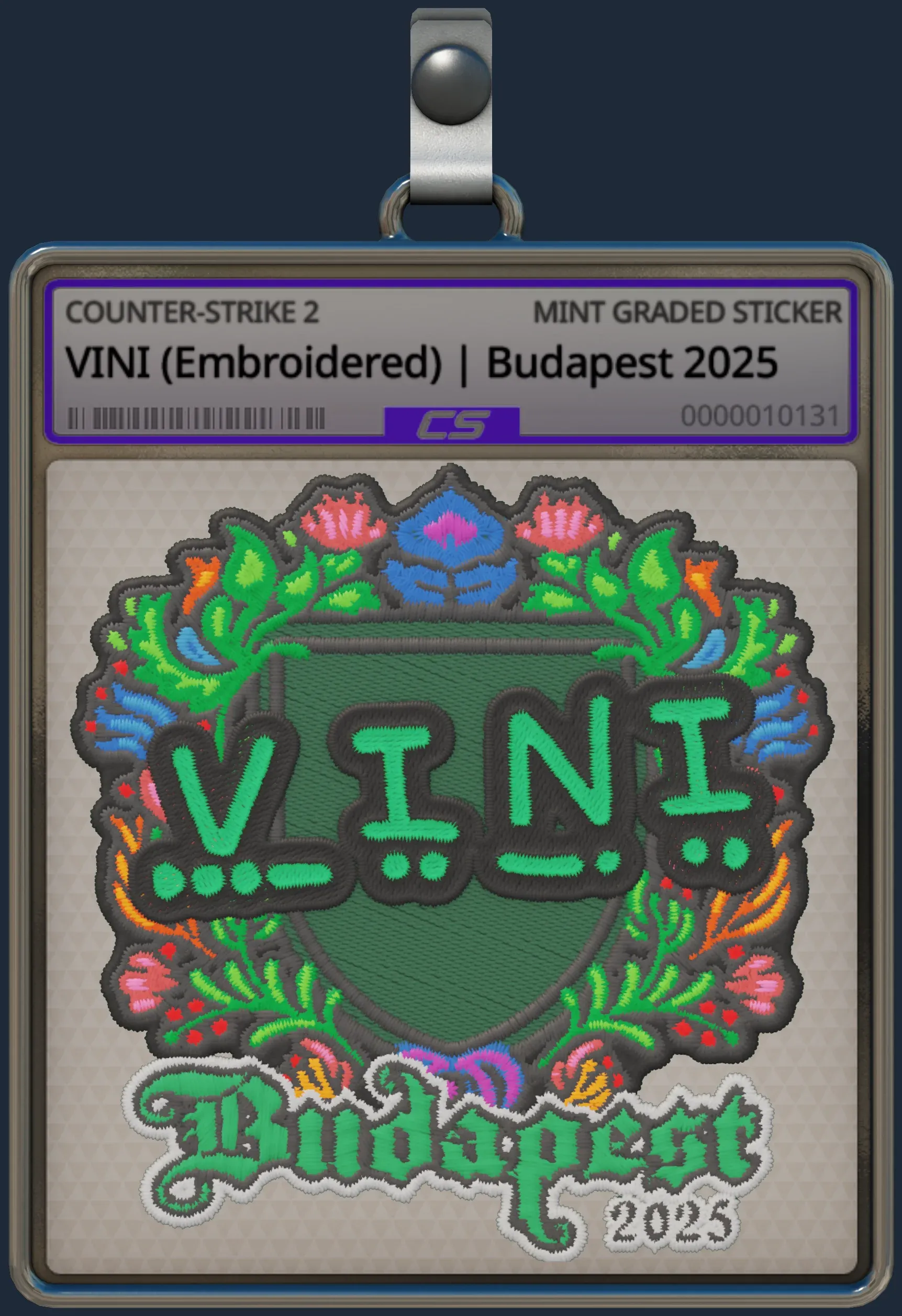 Sticker | VINI (Embroidered) | Budapest 2025
