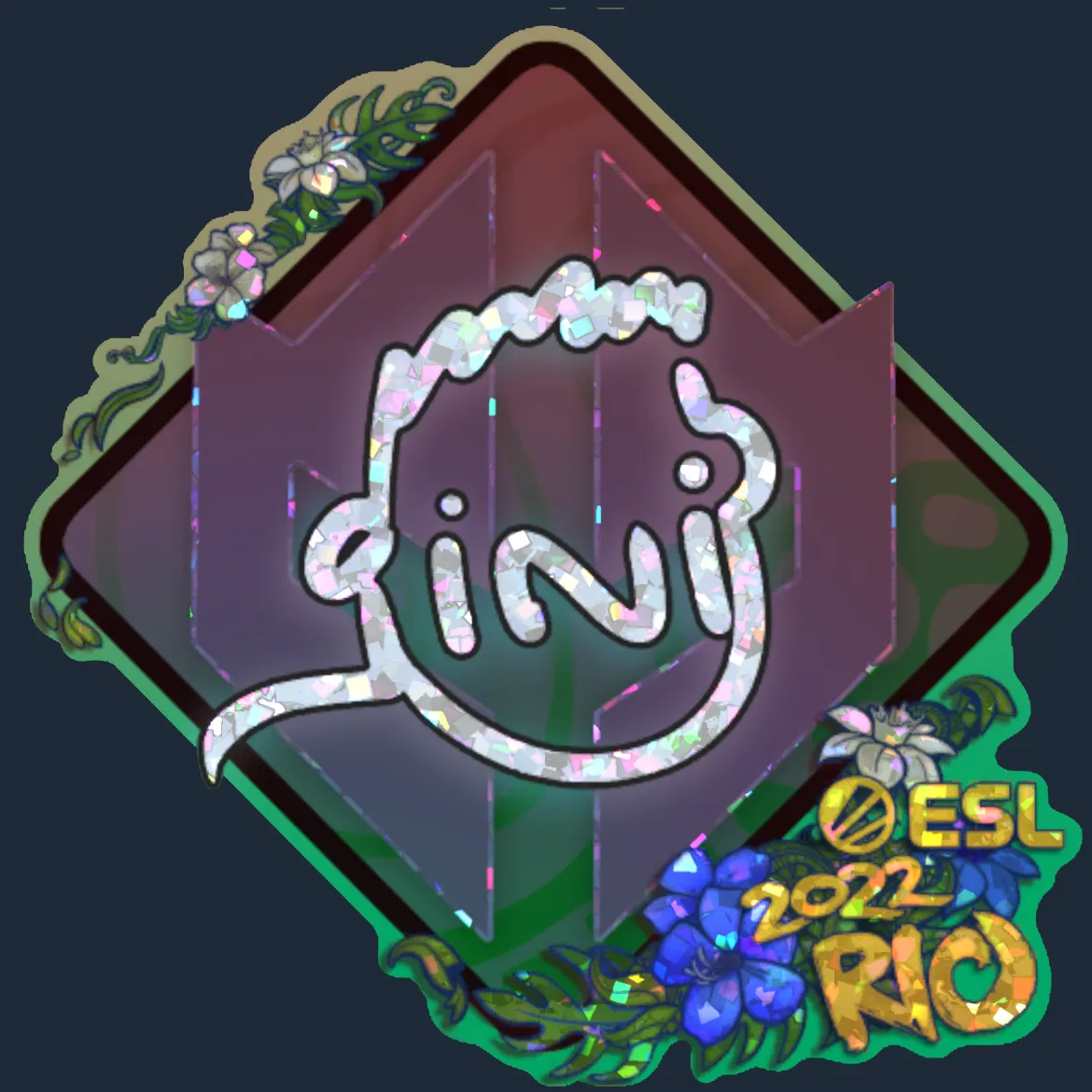 Sticker | VINI (Glitter) | Rio 2022