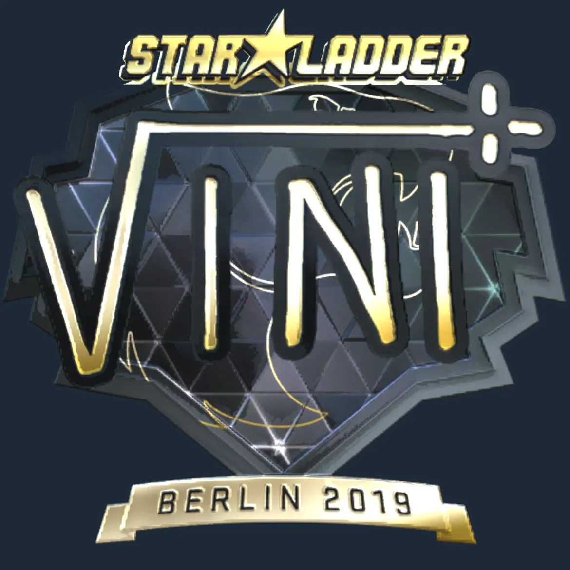 Sticker | VINI (Gold) | Berlin 2019