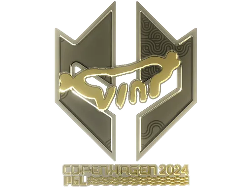 Sticker | VINI (Gold) | Copenhagen 2024