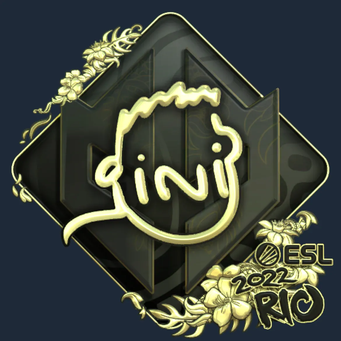 Sticker | VINI (Gold) | Rio 2022
