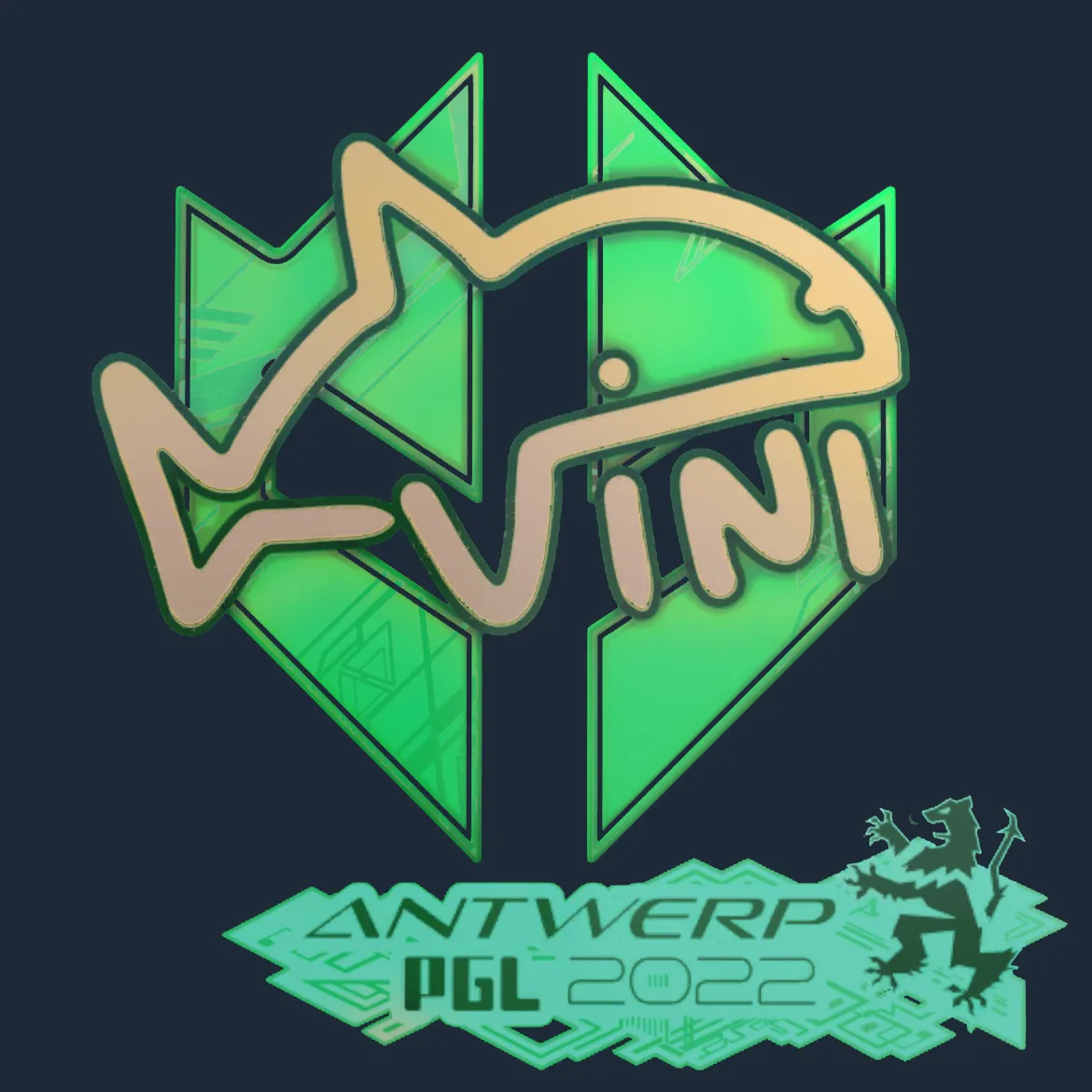 Sticker | VINI (Holo) | Antwerp 2022
