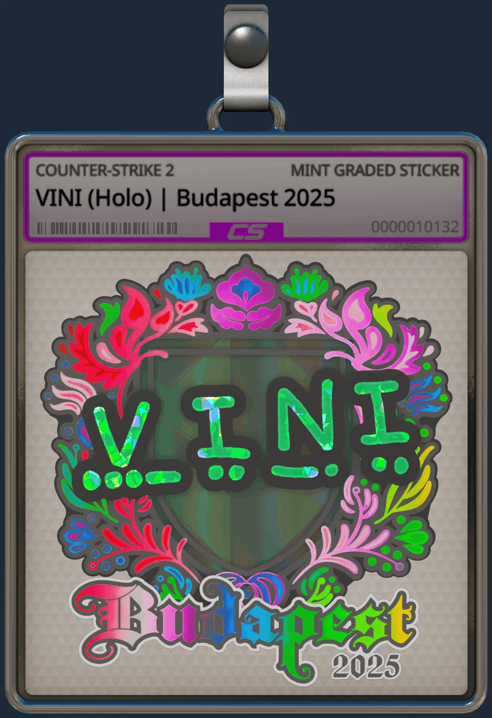 Sticker | VINI (Holo) | Budapest 2025