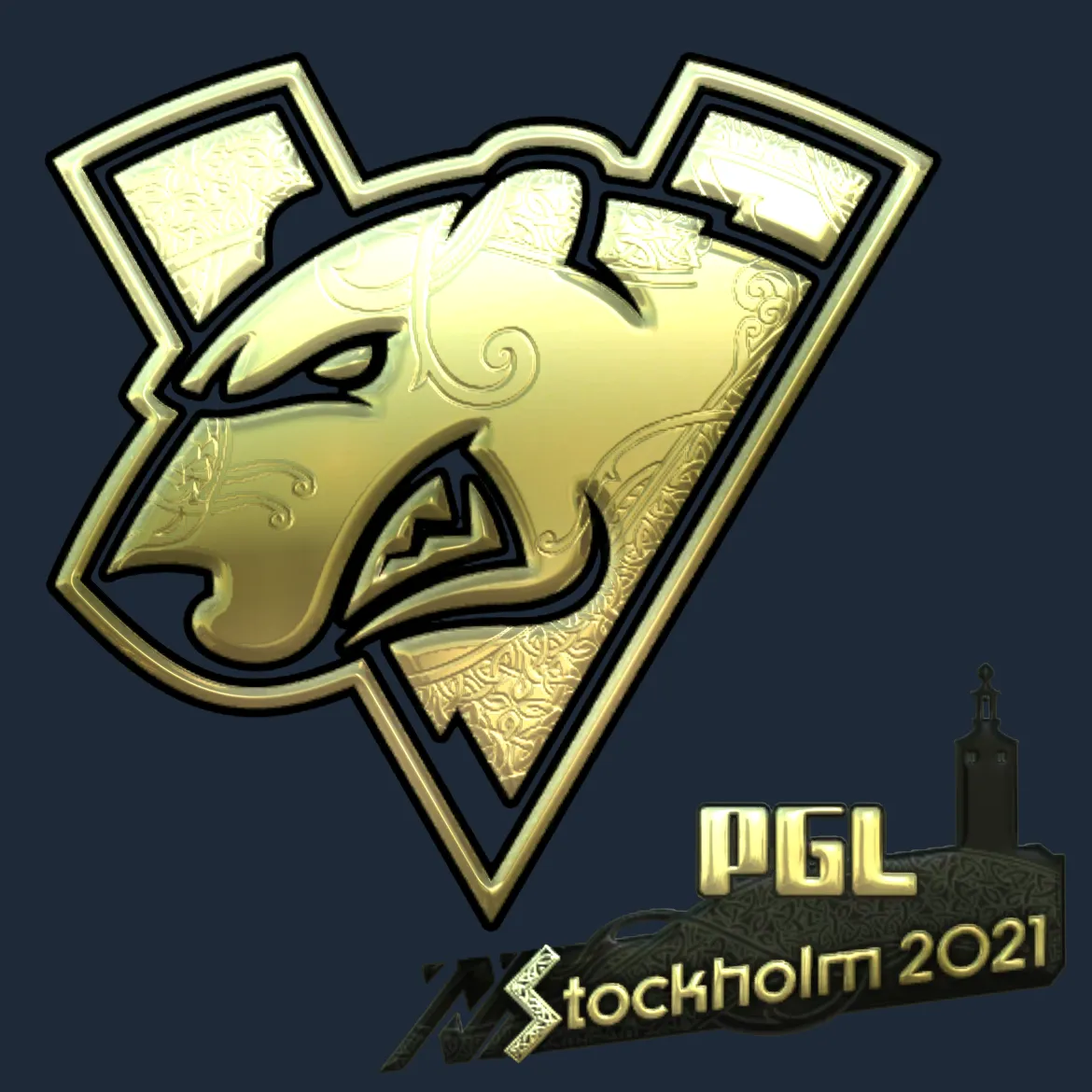 Sticker | Virtus.Pro (Gold) | Stockholm 2021