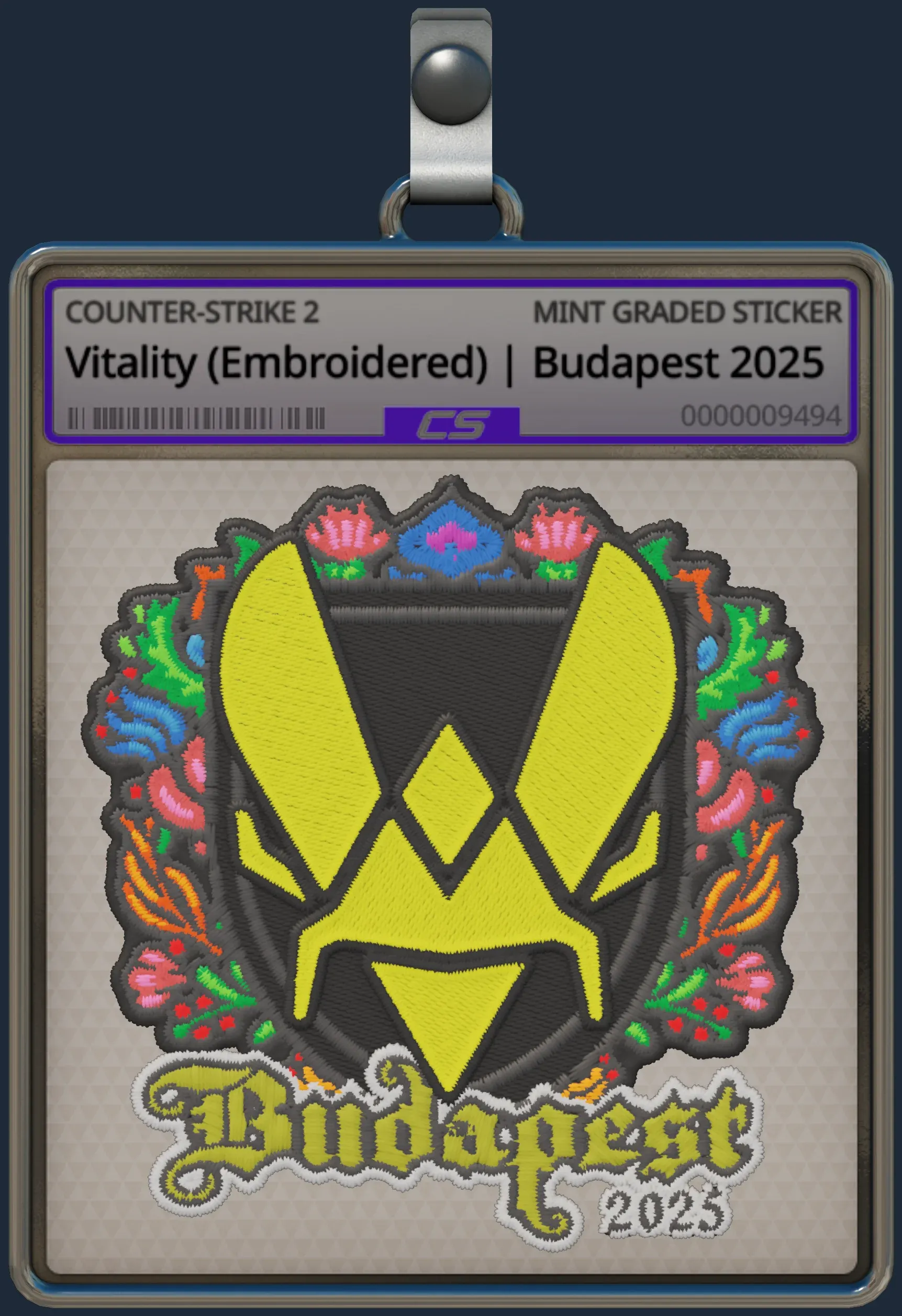 Sticker | Vitality (Embroidered) | Budapest 2025