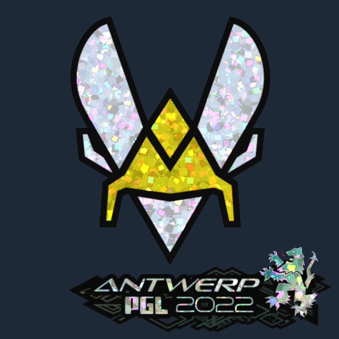 Sticker | Vitality (Glitter) | Antwerp 2022