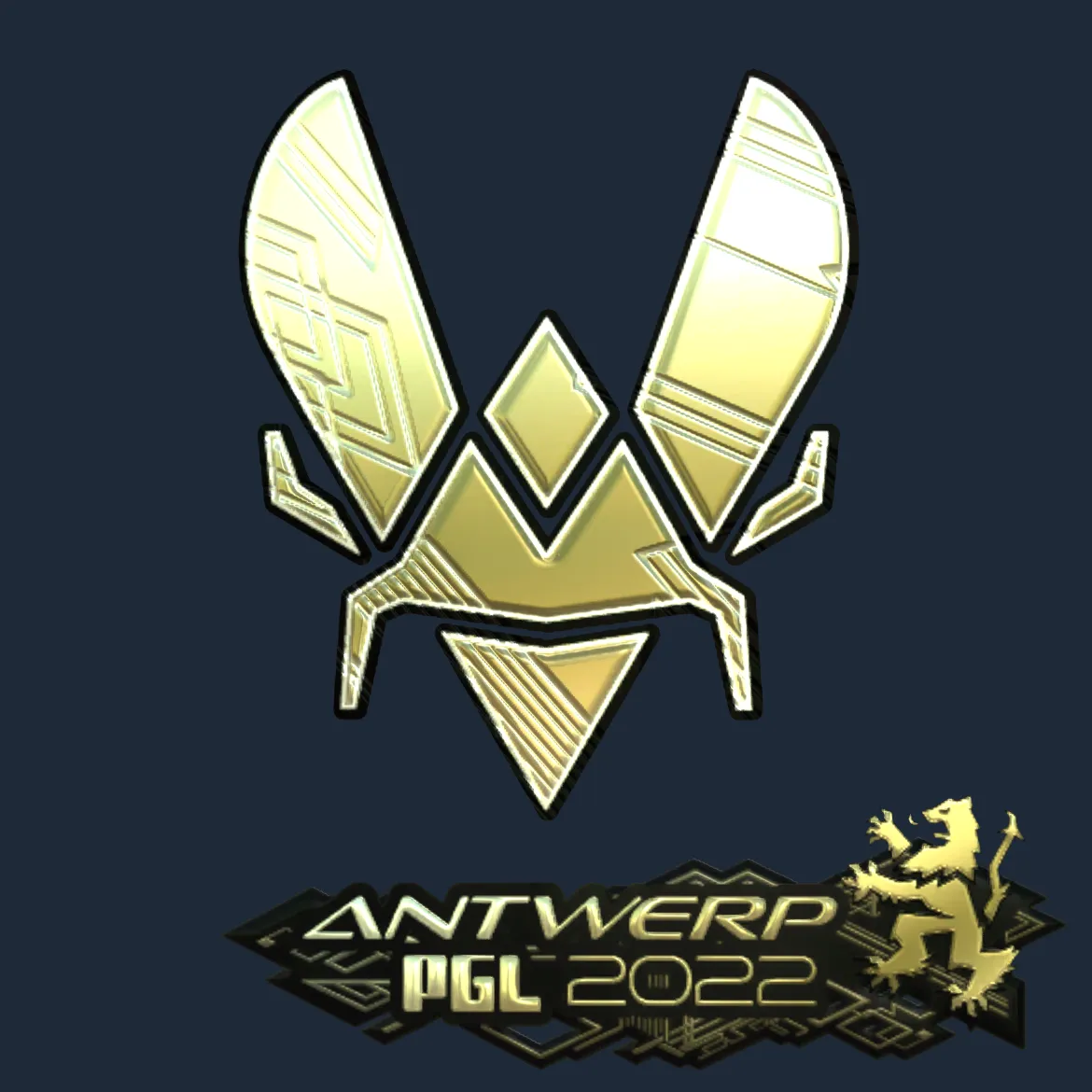 Sticker | Vitality (Gold) | Antwerp 2022