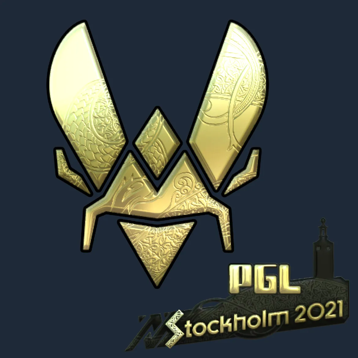 Sticker | Vitality (Gold) | Stockholm 2021