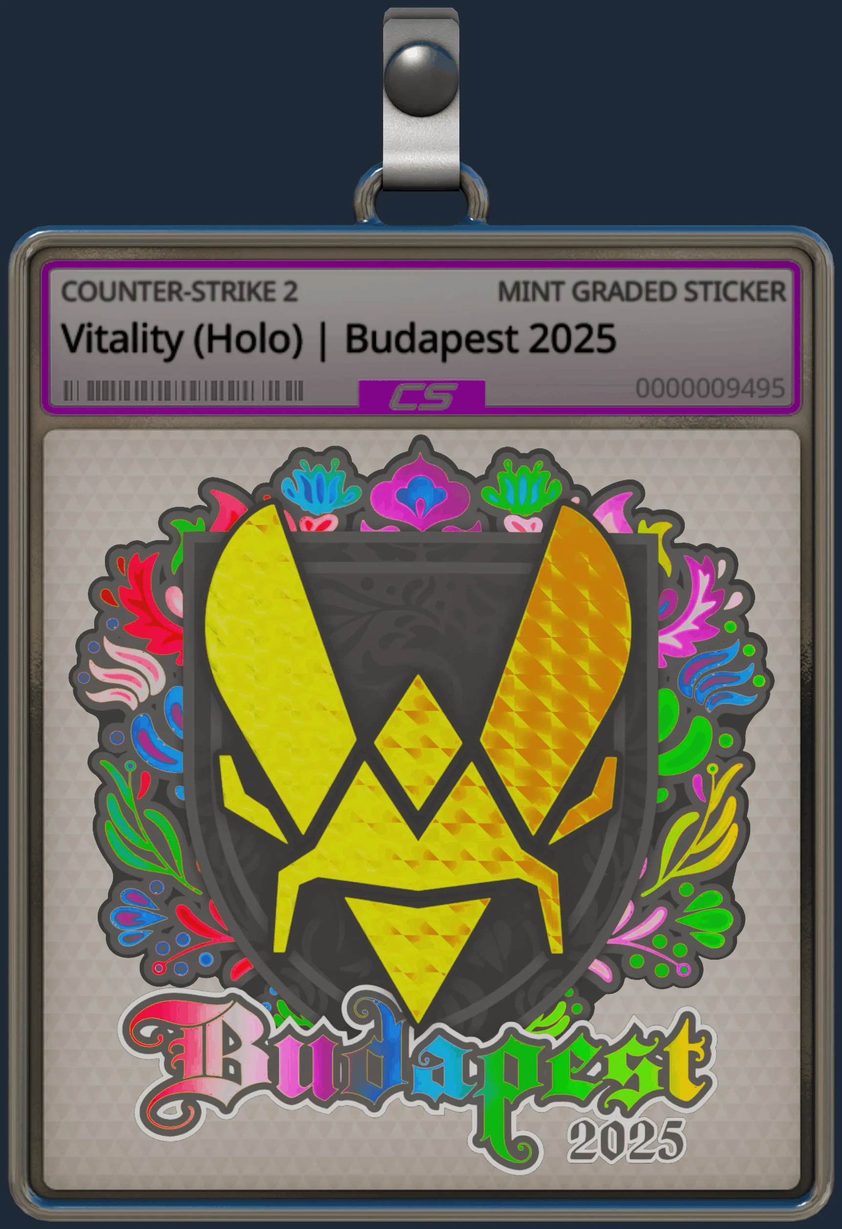 Sticker | Vitality (Holo) | Budapest 2025