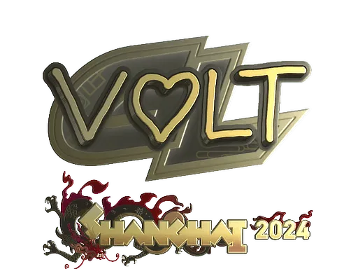 Sticker | volt (Gold) | Shanghai 2024