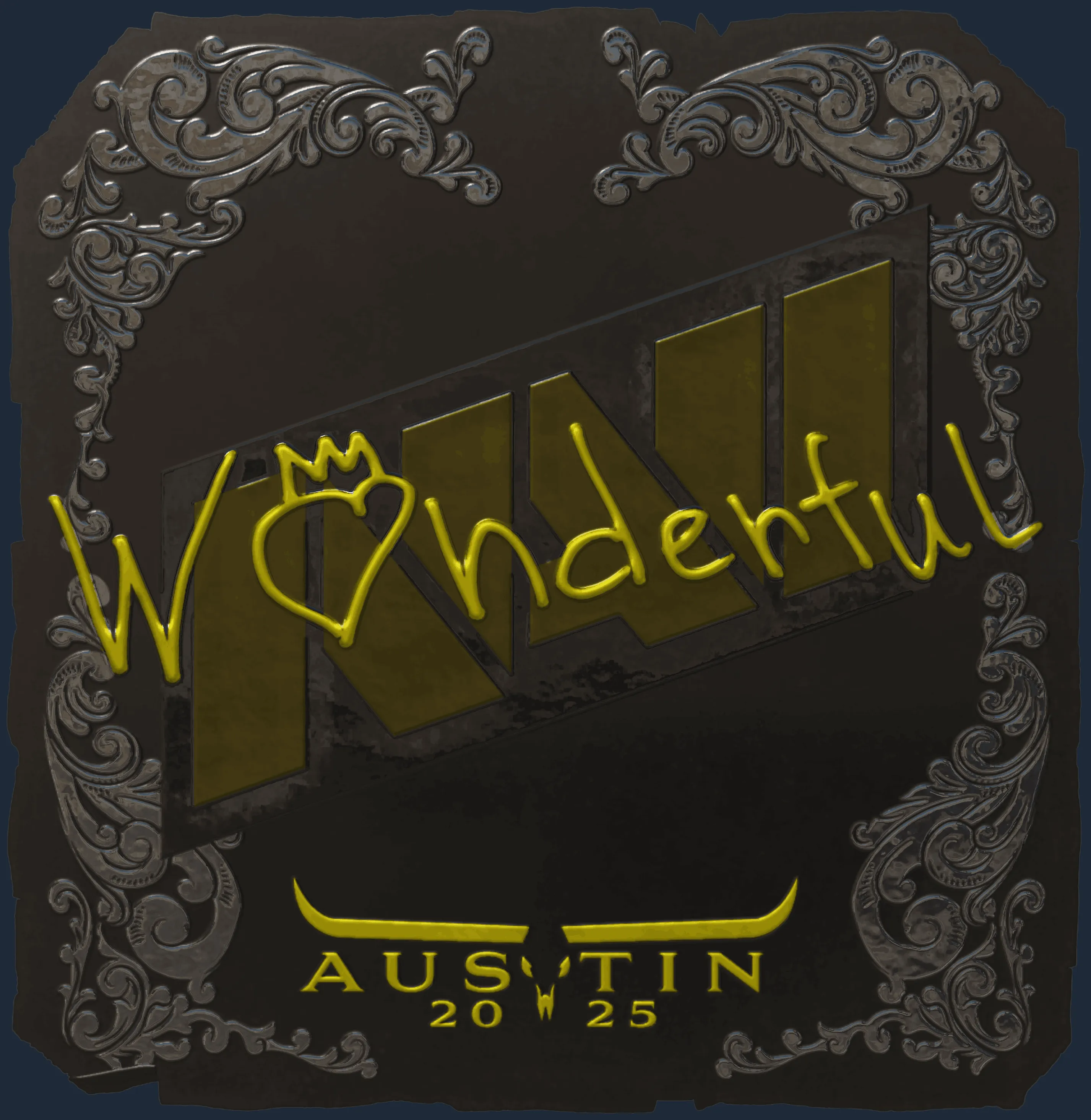 Sticker | w0nderful (Foil) | Austin 2025