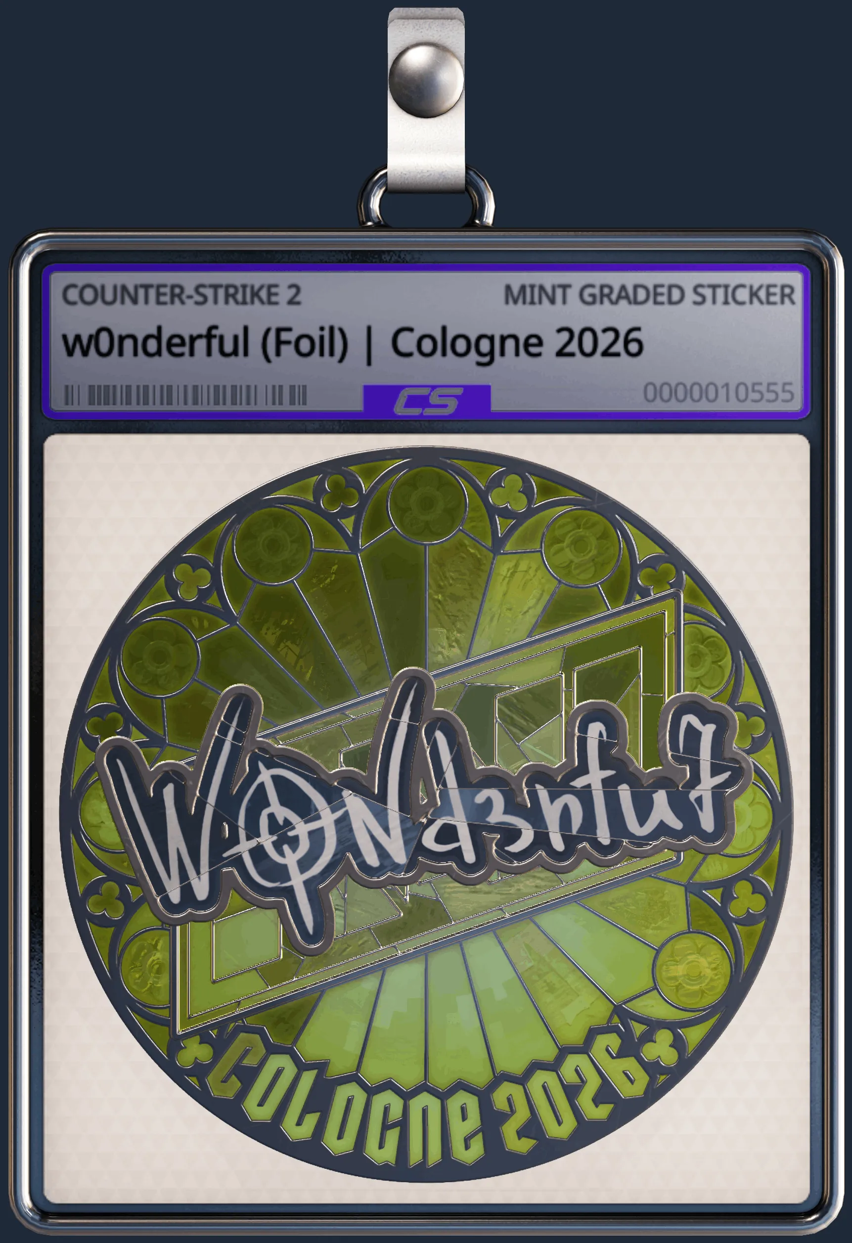 Sticker | w0nderful (Foil) | Cologne 2026