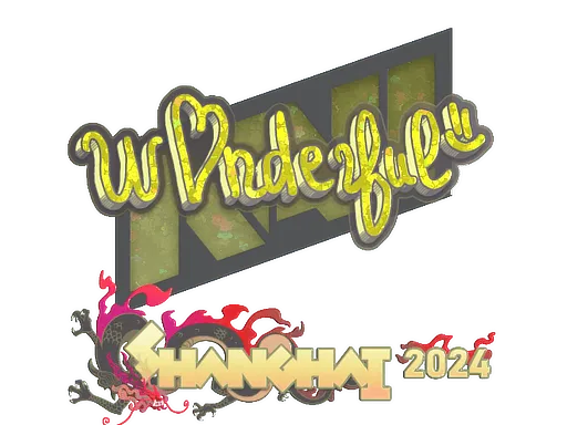 Sticker | w0nderful (Glitter) | Shanghai 2024