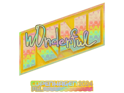 Sticker | w0nderful (Holo) | Copenhagen 2024