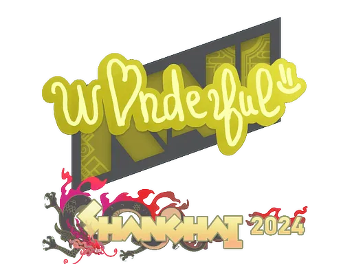 Sticker | w0nderful | Shanghai 2024