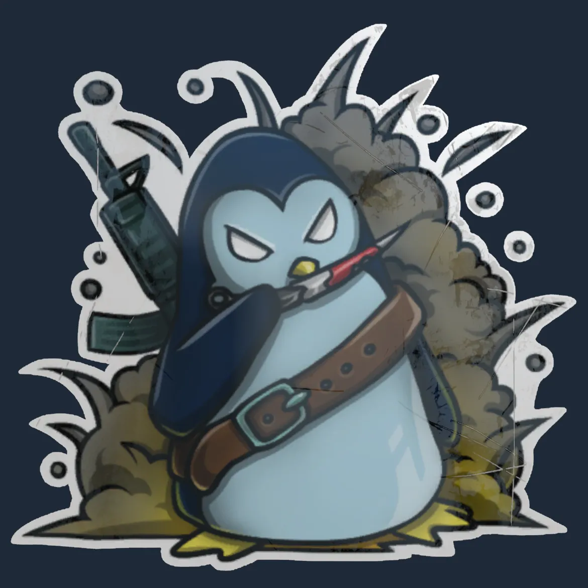 Sticker | War Penguin