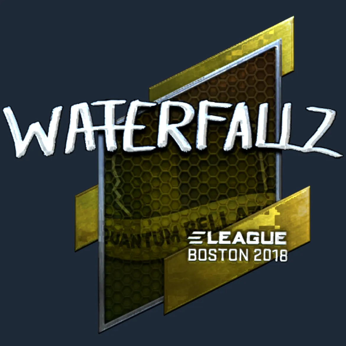 Sticker | waterfaLLZ (Foil) | Boston 2018