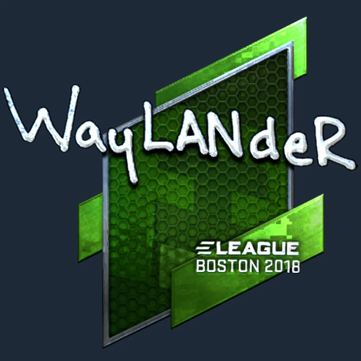 Sticker | wayLander (Foil) | Boston 2018