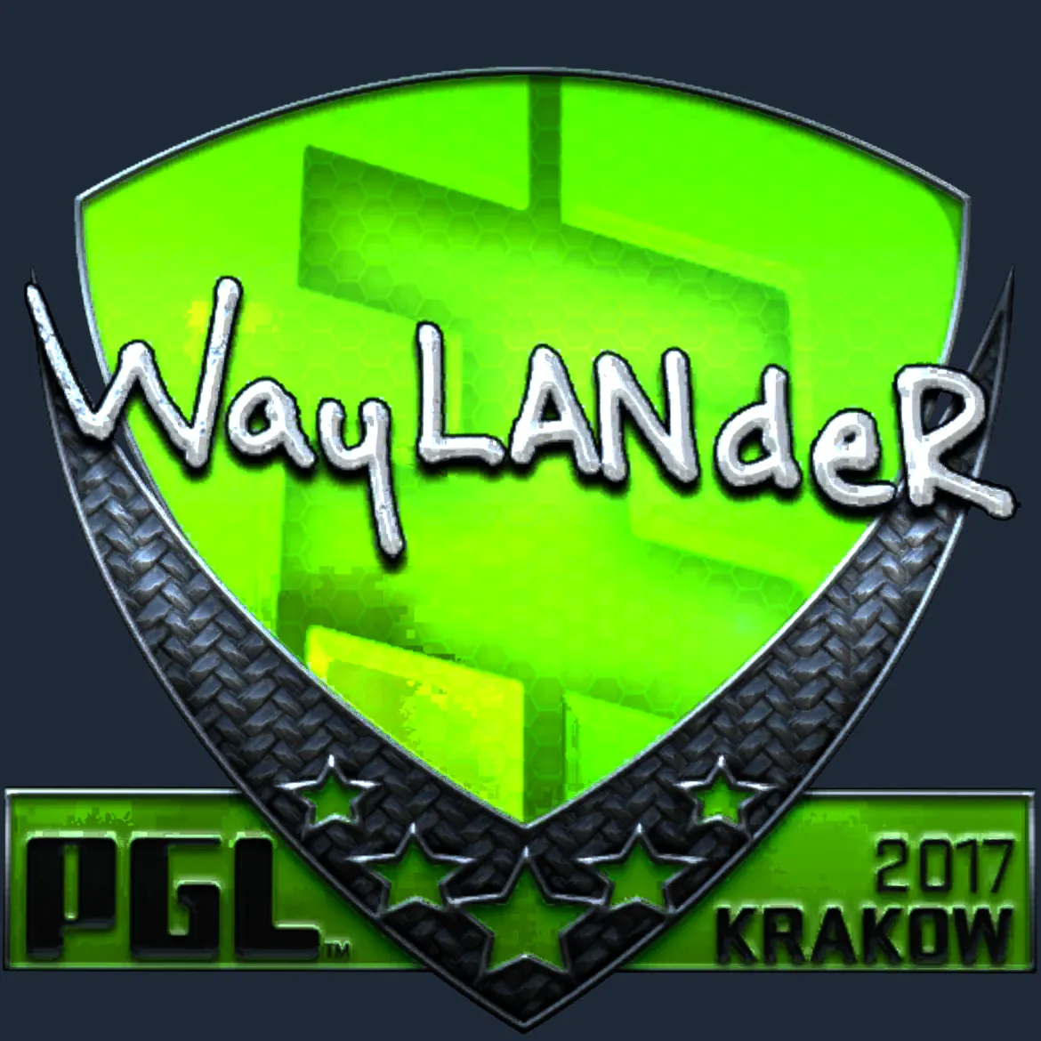 Sticker | wayLander (Foil) | Krakow 2017