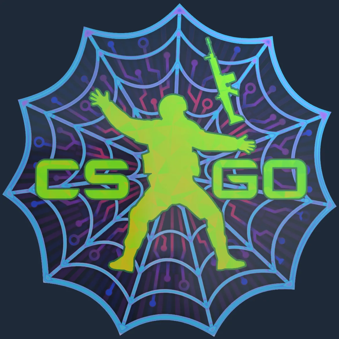 Sticker | Web Stuck (Holo)