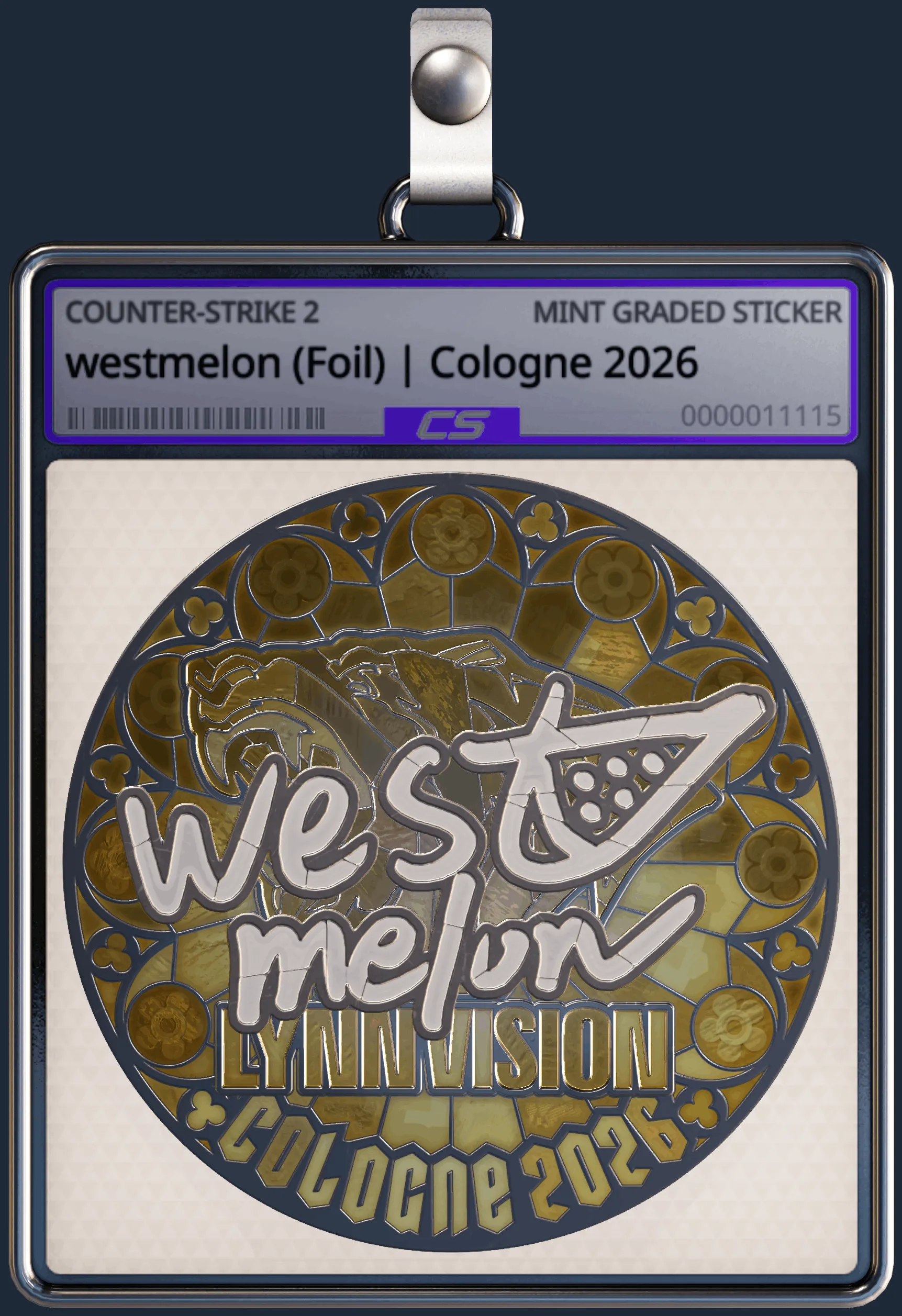 Sticker | westmelon (Foil) | Cologne 2026 Sticker | westmelon (Foil) | Cologne 2026