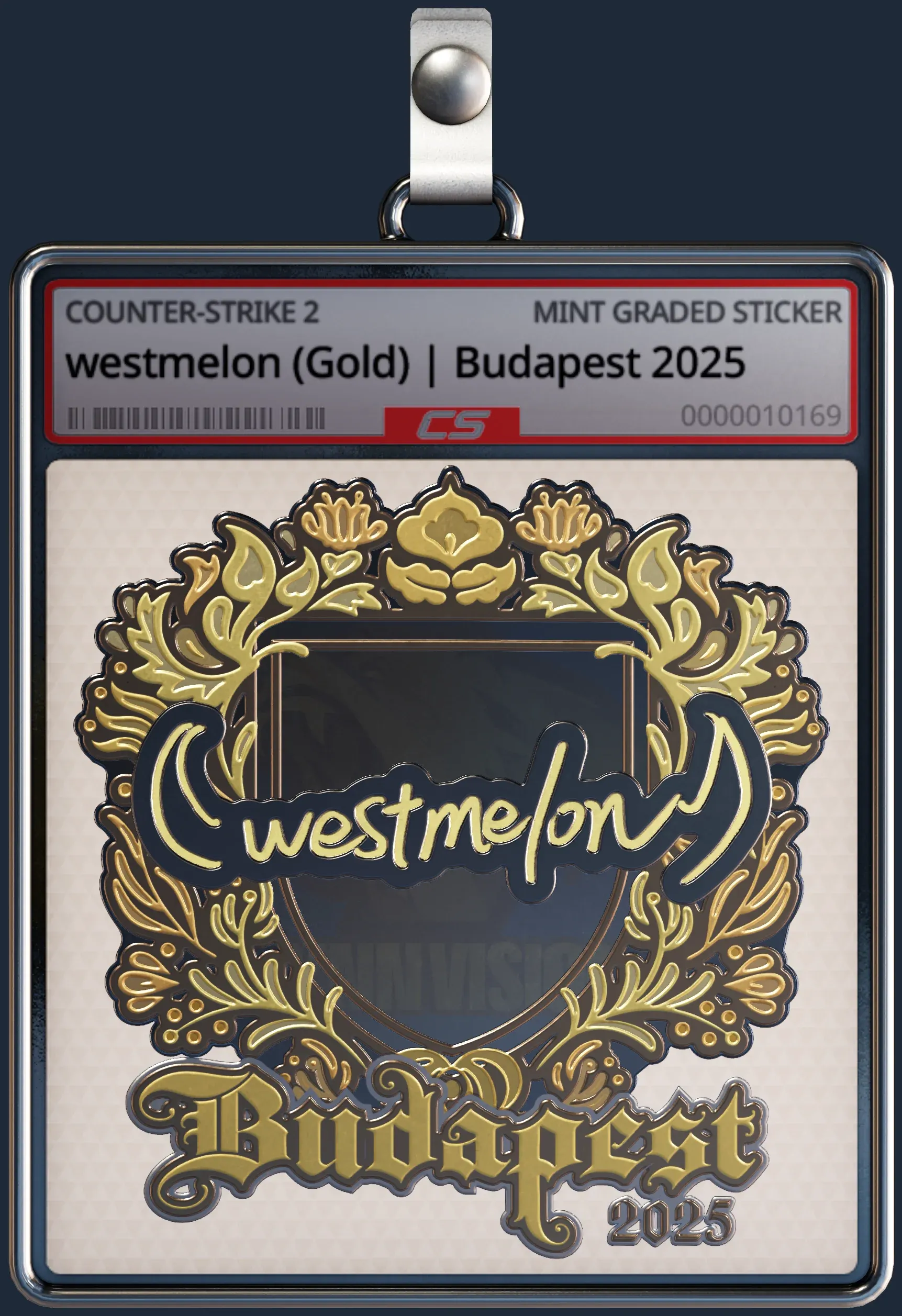 Sticker | westmelon (Gold) | Budapest 2025