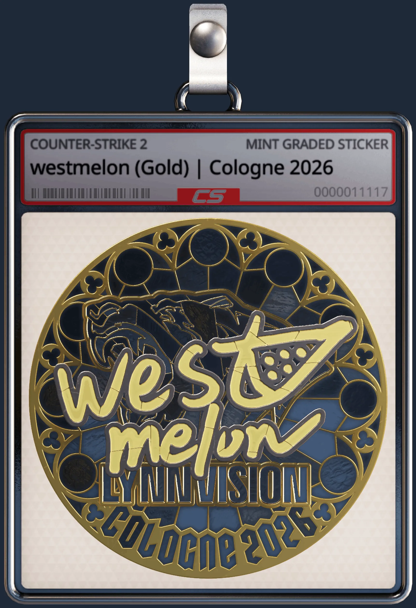 Sticker | westmelon (Gold) | Cologne 2026