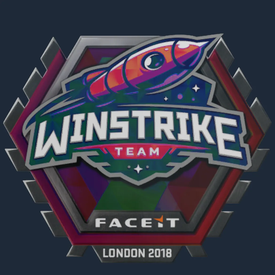 Sticker | Winstrike Team (Holo) | London 2018