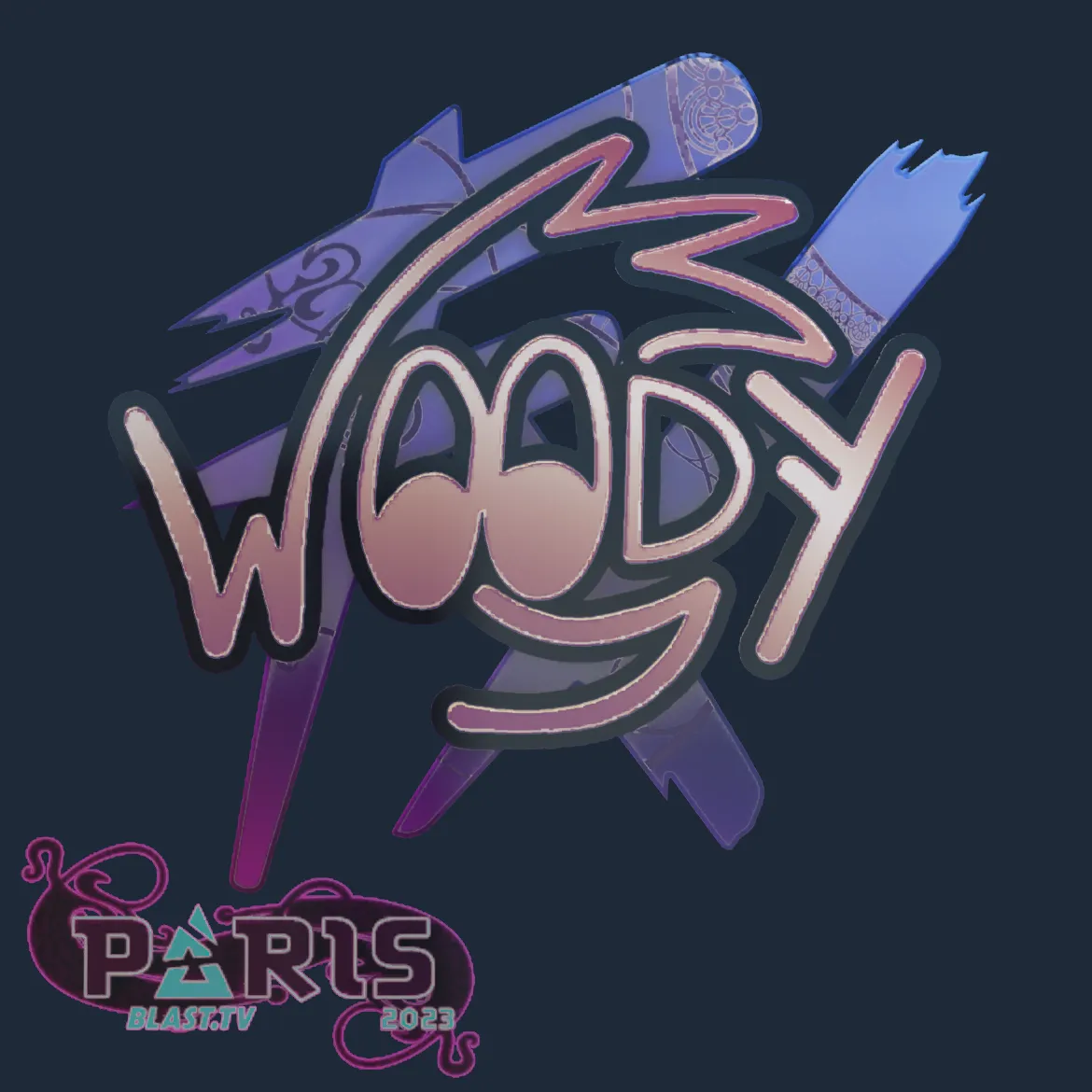 Sticker | WOOD7 (Holo) | Paris 2023