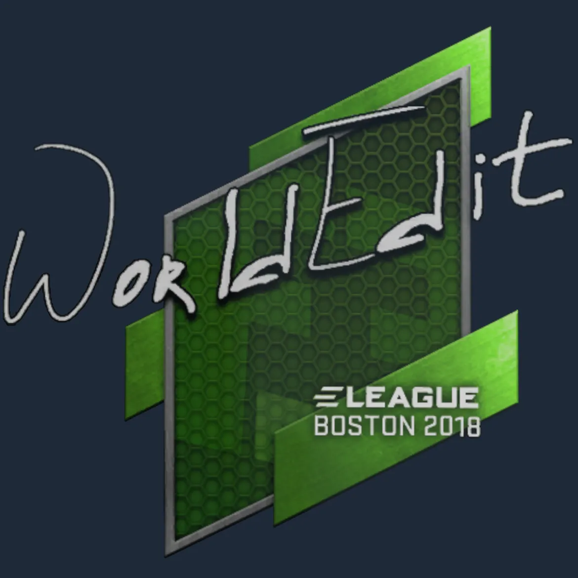 Sticker | WorldEdit | Boston 2018