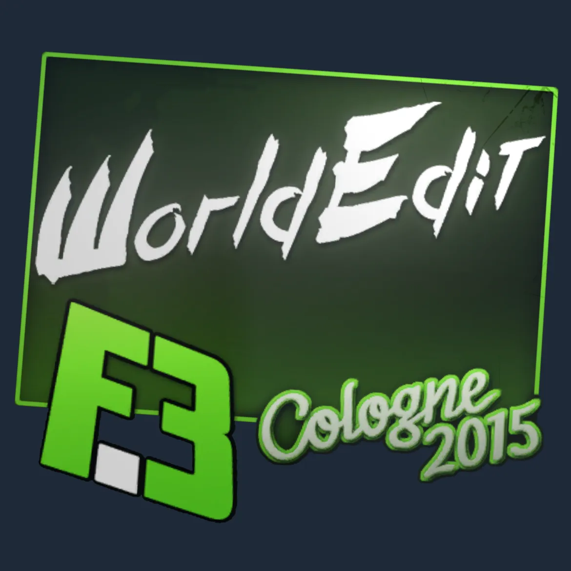 Sticker | WorldEdit | Cologne 2015