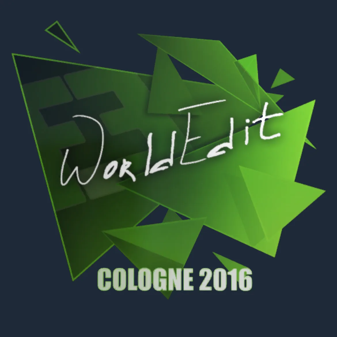 Sticker | WorldEdit | Cologne 2016