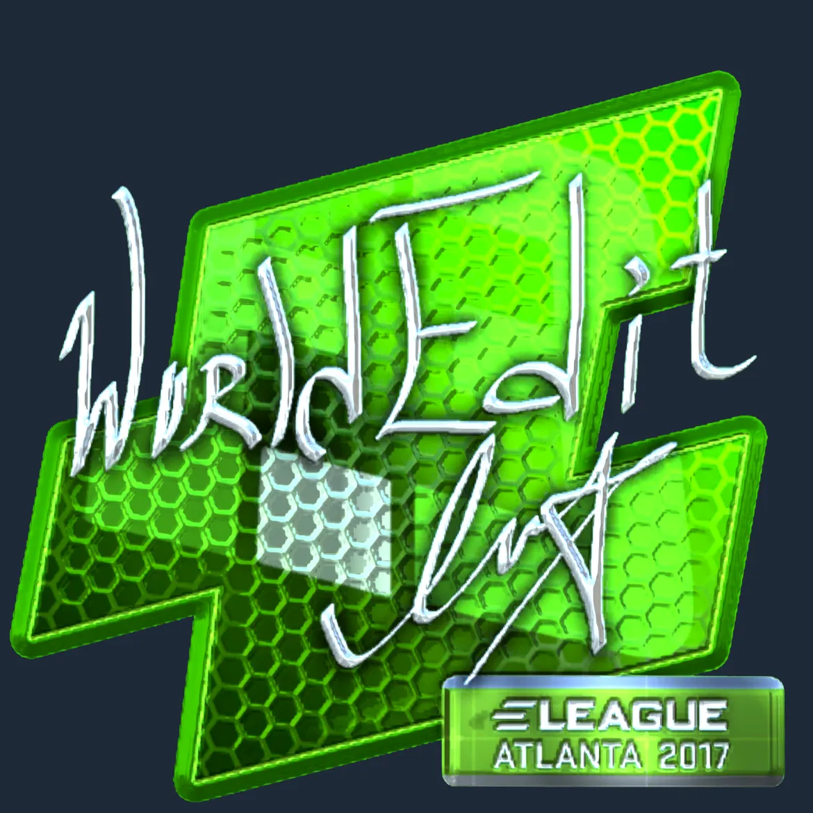 Sticker | WorldEdit (Foil) | Atlanta 2017