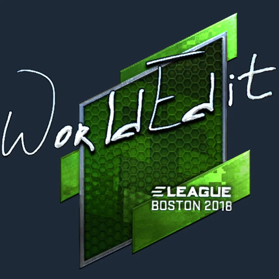 Sticker | WorldEdit (Foil) | Boston 2018