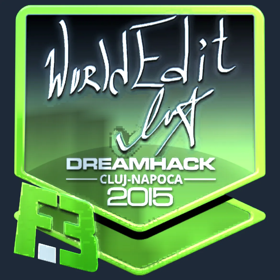 Sticker | WorldEdit (Foil) | Cluj-Napoca 2015