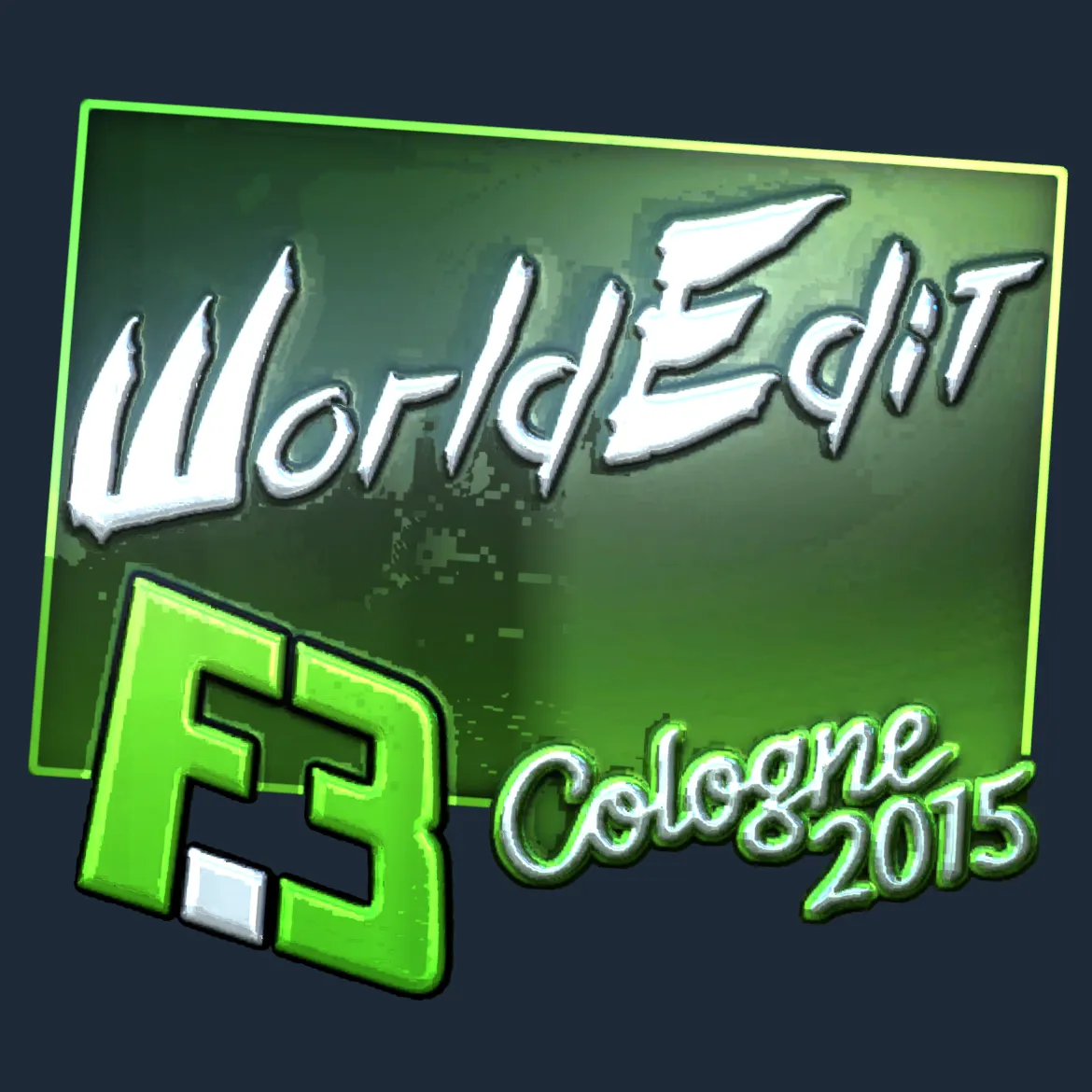 Sticker | WorldEdit (Foil) | Cologne 2015