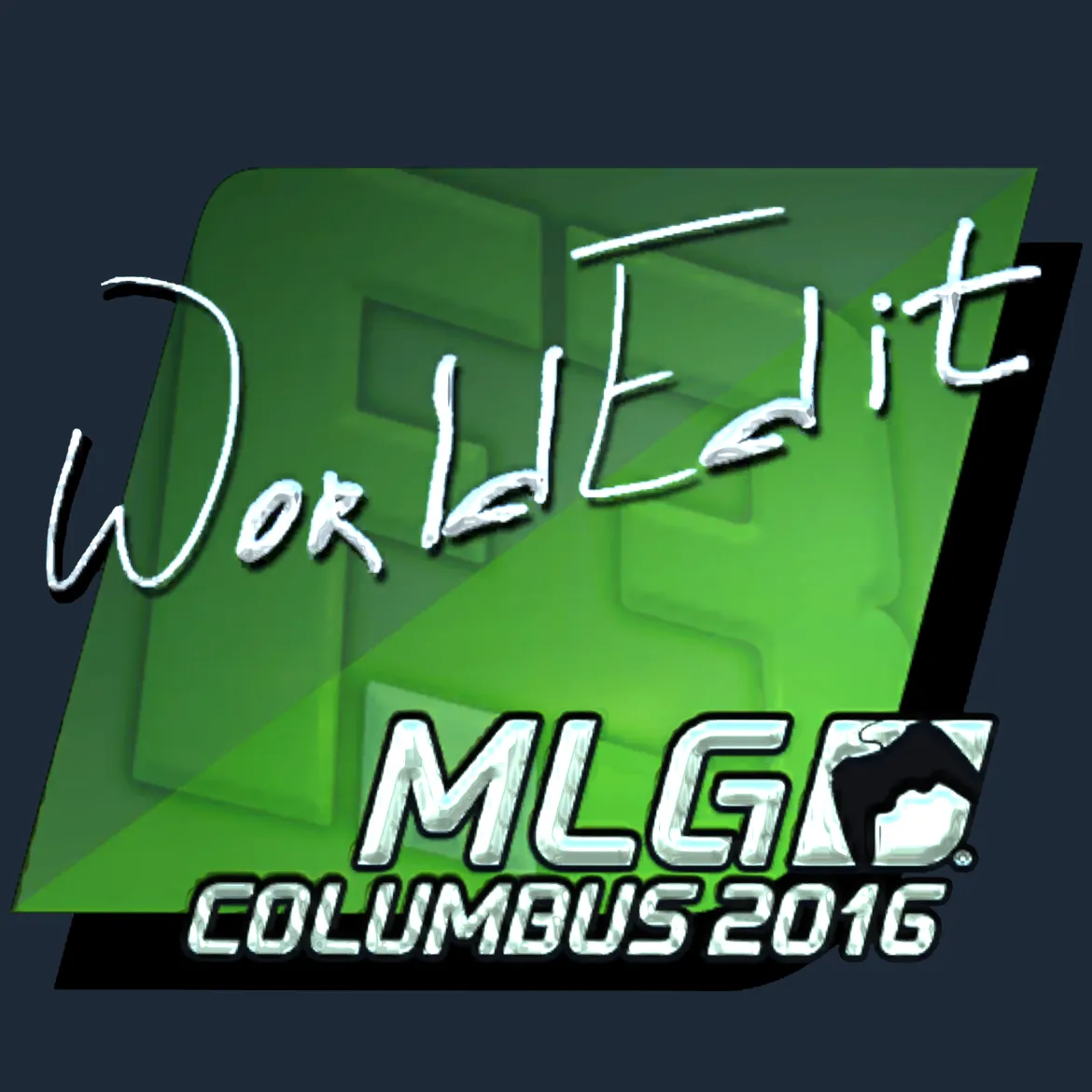 Sticker | WorldEdit (Foil) | MLG Columbus 2016