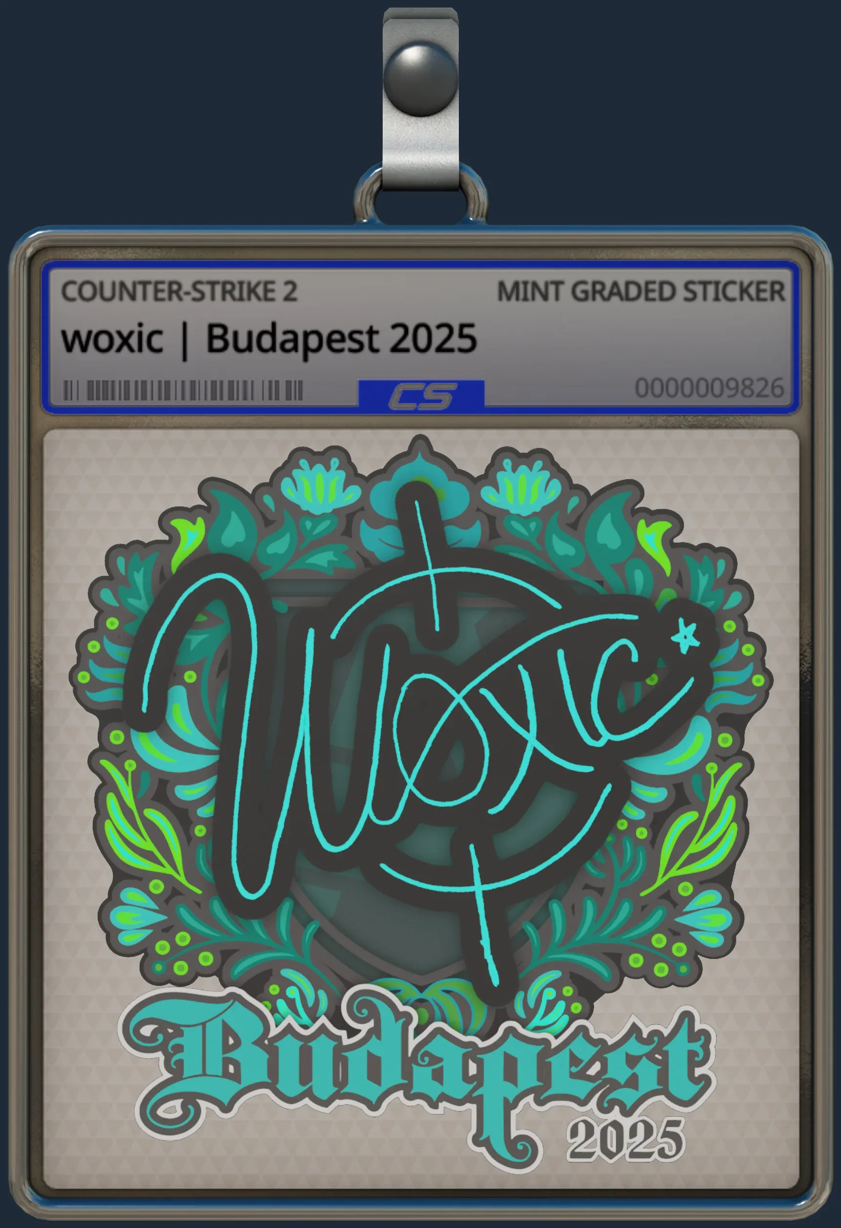 Sticker | woxic | Budapest 2025