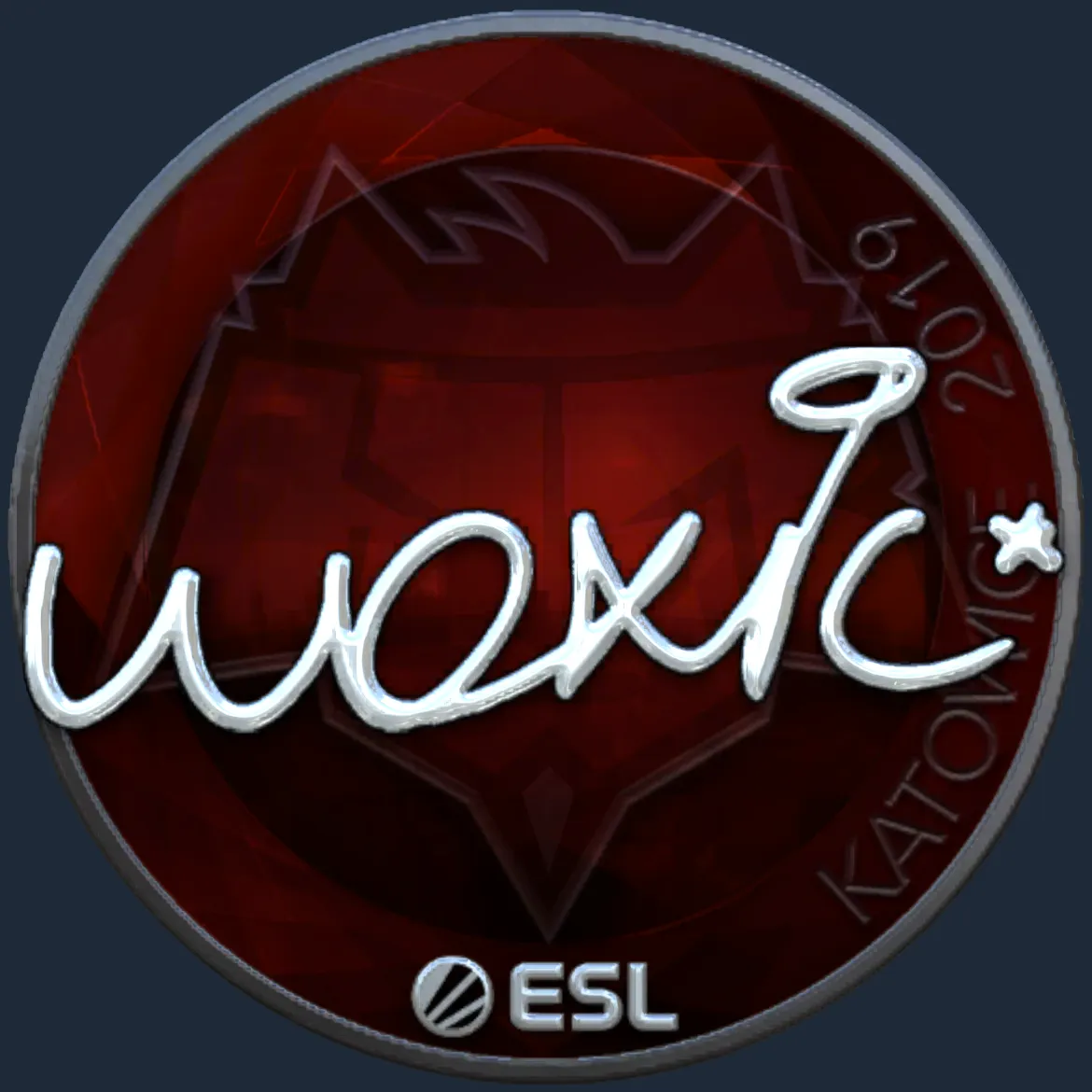 Sticker | woxic (Foil) | Katowice 2019
